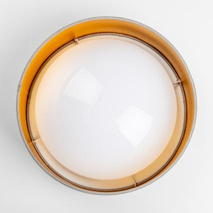 LED stropné svietidlo LED/12W/230V pr. 32 cm taupe/zlatá