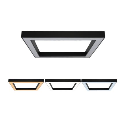 LED stropné svietidlo LED/130W/230V 3000/4000/6500K 100x100 cm čierne