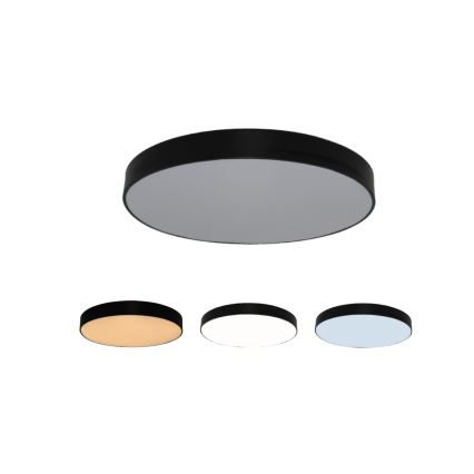 LED stropné svietidlo LED/135W/230V 3000/4000/6500K priemer 80 cm čierne