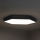 LED stropné svietidlo LED/135W/230V 3000/4000/6500K priemer 80 cm čierne