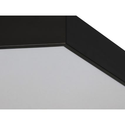 LED stropné svietidlo LED/135W/230V 3000/4000/6500K priemer 80 cm čierne