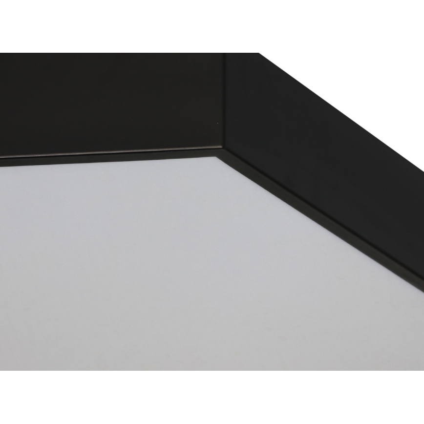 LED stropné svietidlo LED/135W/230V 3000/4000/6500K priemer 80 cm čierne