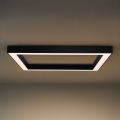 LED stropné svietidlo LED/150W/230V 3000/4000/6500K 120x120 cm čierne
