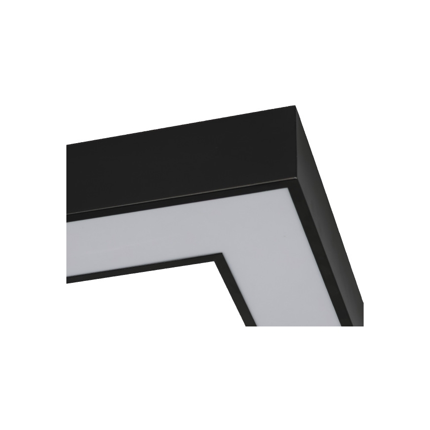 LED stropné svietidlo LED/150W/230V 3000/4000/6500K 120x120 cm čierne