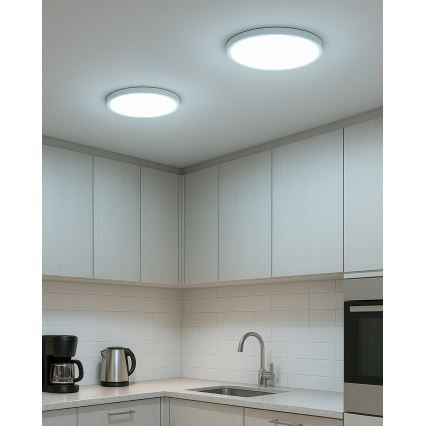 LED stropné svietidlo LED/18W/230V 3000/4000/6500K priemer 23 cm biela
