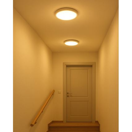 LED stropné svietidlo LED/18W/230V 3000/4000/6500K priemer 23 cm biela