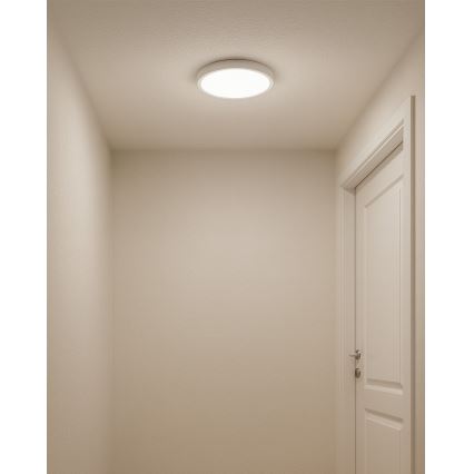 LED stropné svietidlo LED/18W/230V 3000/4000/6500K priemer 23 cm biela