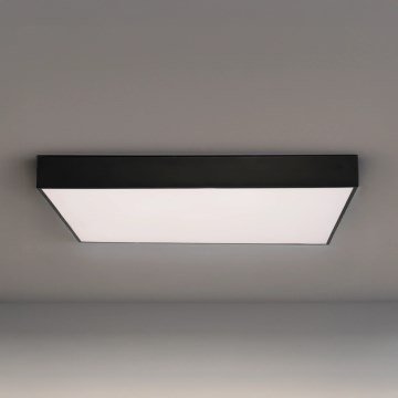 LED stropné svietidlo LED/215W/230V 3000/4000/6500K 80x80 cm čierne