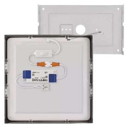 LED Stropné svietidlo NEXXO LED/21W/230 3000/3500/4000K 22,5x22,5 cm matný chróm
