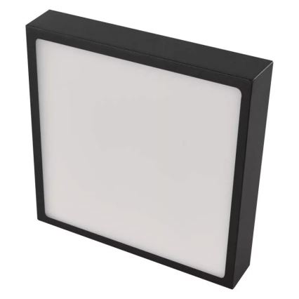 LED Stropné svietidlo NEXXO LED/21W/230V 3000/3500/4000K 22,5x22,5 cm čierna