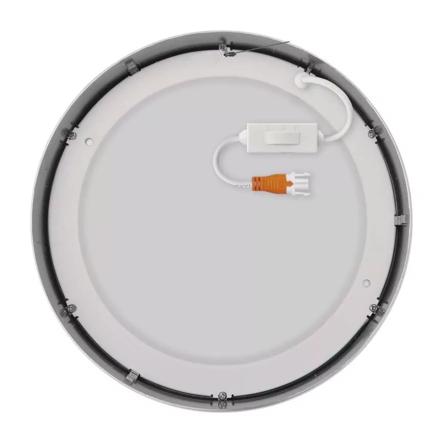 LED Stropné svietidlo NEXXO LED/21W/230V 3000/3500/4000K pr. 22,5 cm lesklý chróm