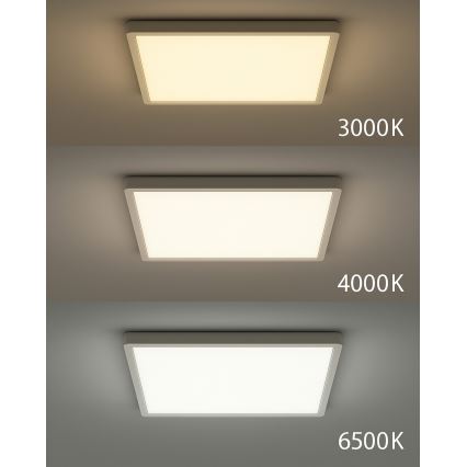 LED stropné svietidlo LED/24W/230V 3000/4000/6500K 30x30 cm biela
