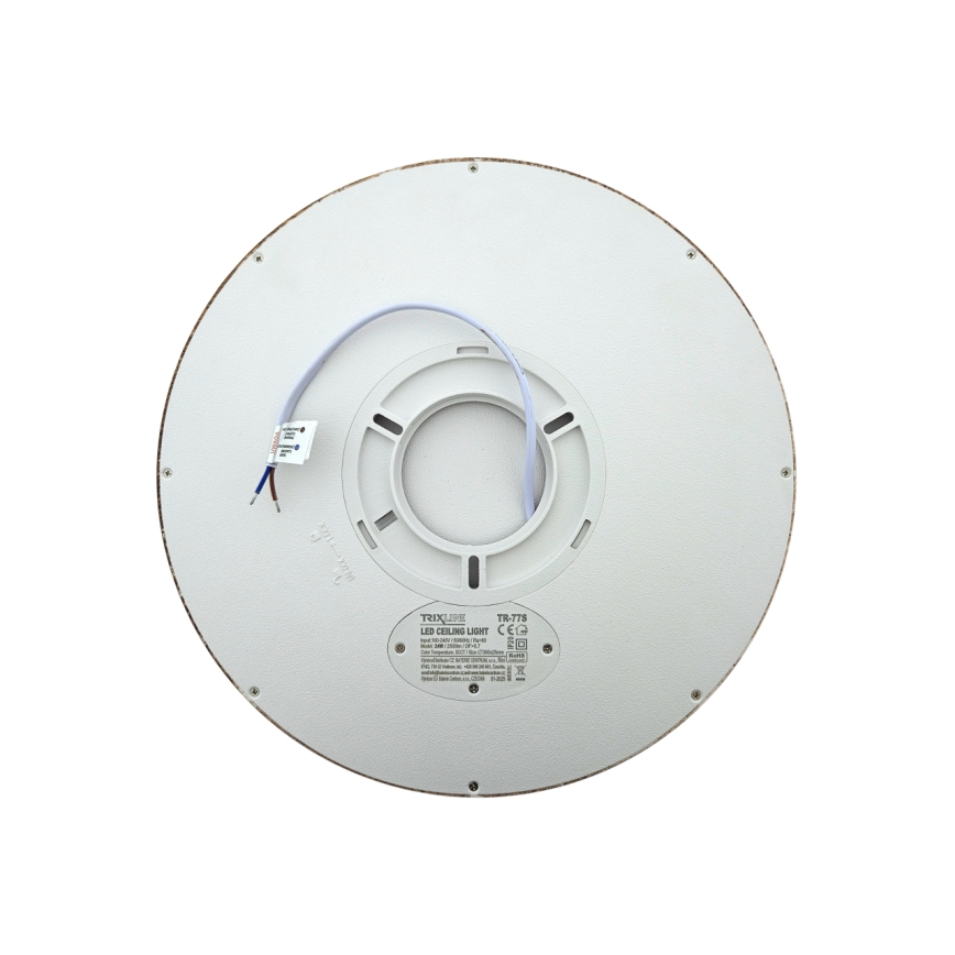 LED stropné svietidlo LED/24W/230V 3000/4000/6500K pr. 30 cm hnedé