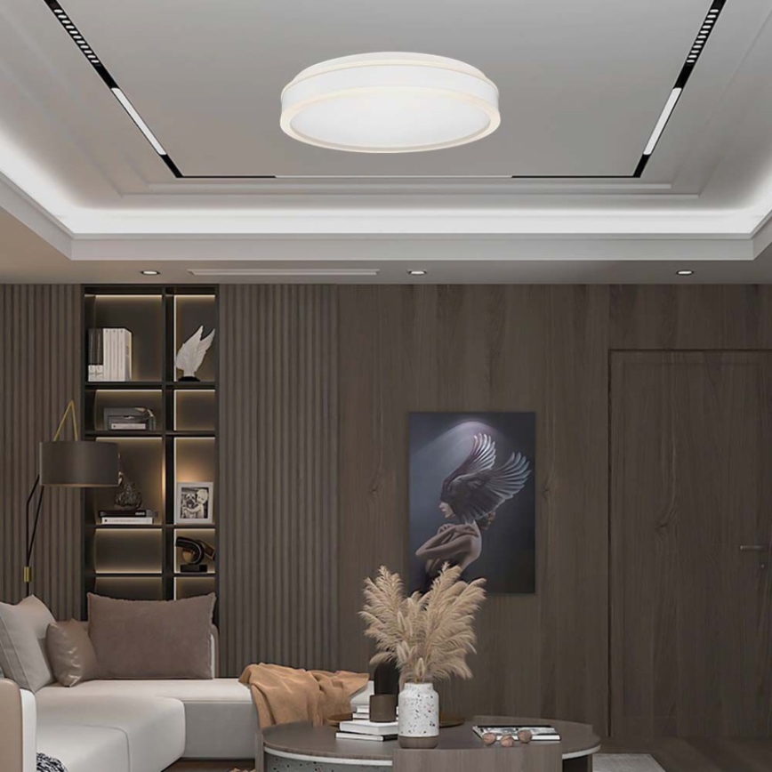 LED Stropné svietidlo LED/24W/230V 4000K pr. 45 cm biela