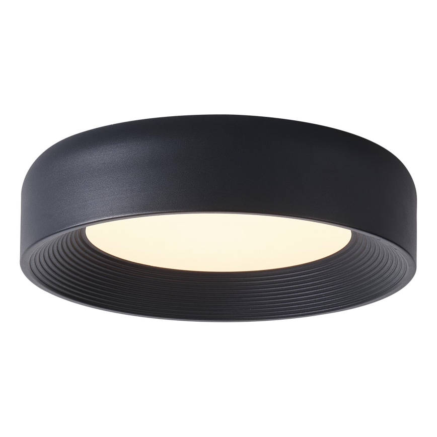 LED Stropné svietidlo LED/30W/230V 3000K čierna pr. 40 cm