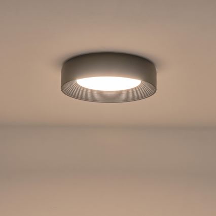 LED Stropné svietidlo LED/30W/230V 3000K čierna pr. 40 cm