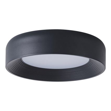 LED Stropné svietidlo LED/30W/230V 3000K čierna pr. 40 cm