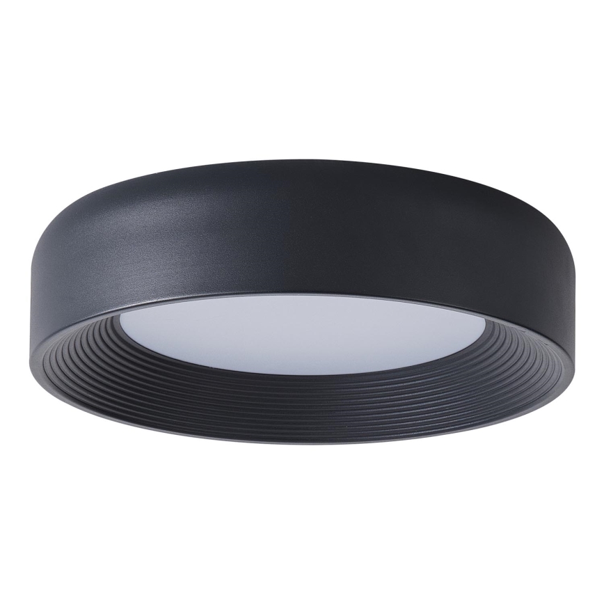 LED Stropné svietidlo LED/30W/230V 3000K čierna pr. 40 cm