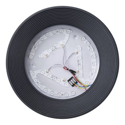 LED Stropné svietidlo LED/30W/230V 3000K čierna pr. 40 cm