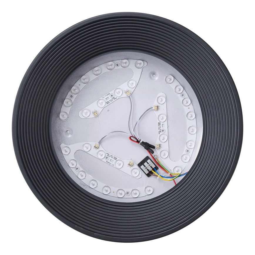 LED Stropné svietidlo LED/30W/230V 3000K čierna pr. 40 cm