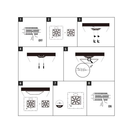 LED stropné svietidlo LED/32W/230V 3000/4000/6500K 40x40 cm béžové