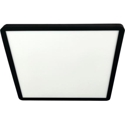 LED stropné svietidlo LED/32W/230V 3000/4000/6500K 40x40 cm čierne