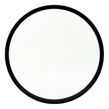 LED stropné svietidlo LED/32W/230V 3000/4000/6500K pr. 40 cm čierna