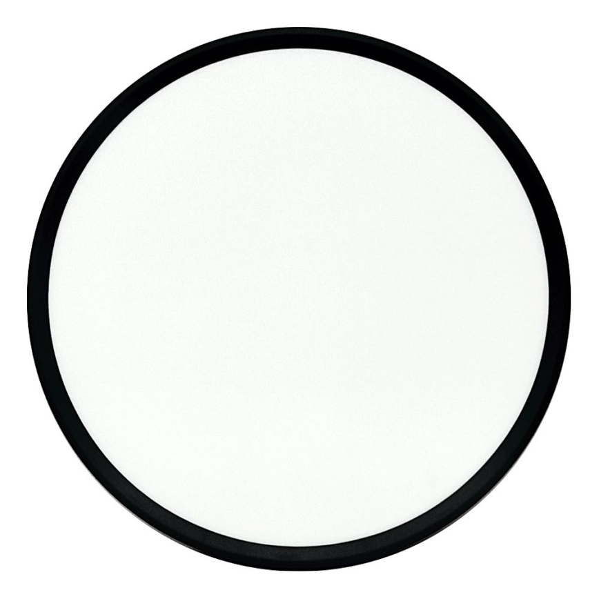 LED stropné svietidlo LED/32W/230V 3000/4000/6500K pr. 40 cm čierna