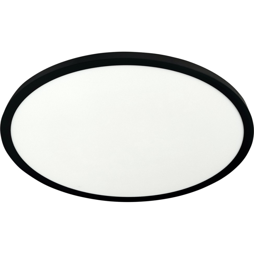 LED stropné svietidlo LED/32W/230V 3000/4000/6500K pr. 40 cm čierna