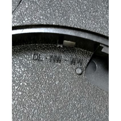 LED stropné svietidlo LED/32W/230V 3000/4000/6500K pr. 40 cm čierna