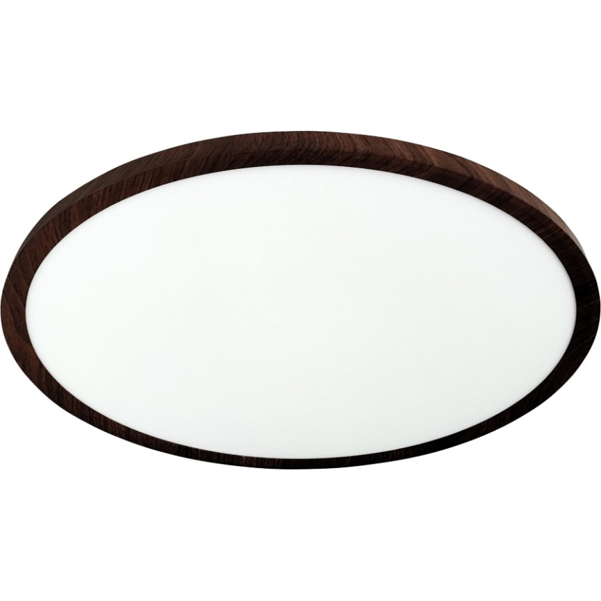 LED stropné svietidlo LED/32W/230V 3000/4000/6500K, priemer 40 cm, hnedé