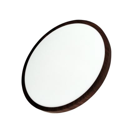 LED stropné svietidlo LED/32W/230V 3000/4000/6500K, priemer 40 cm, hnedé