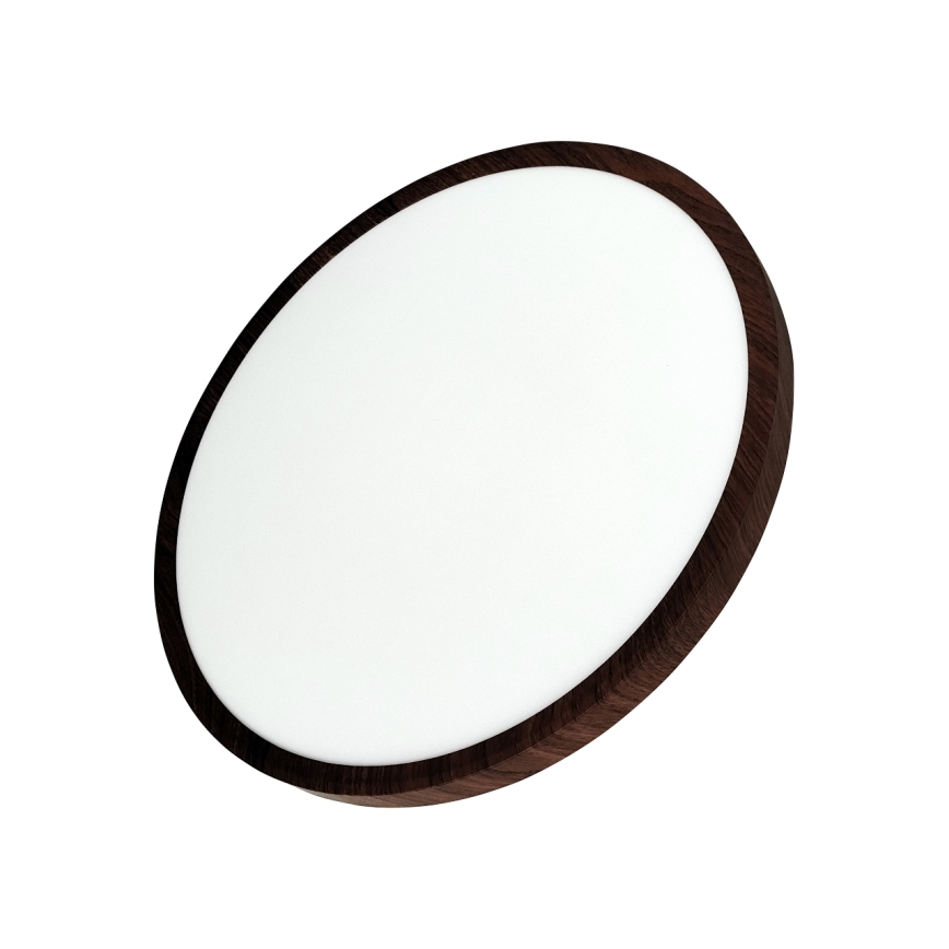 LED stropné svietidlo LED/32W/230V 3000/4000/6500K, priemer 40 cm, hnedé