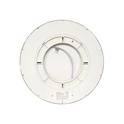 LED stropné svietidlo LED/32W/230V 3000/4000/6500K, priemer 40 cm, hnedé