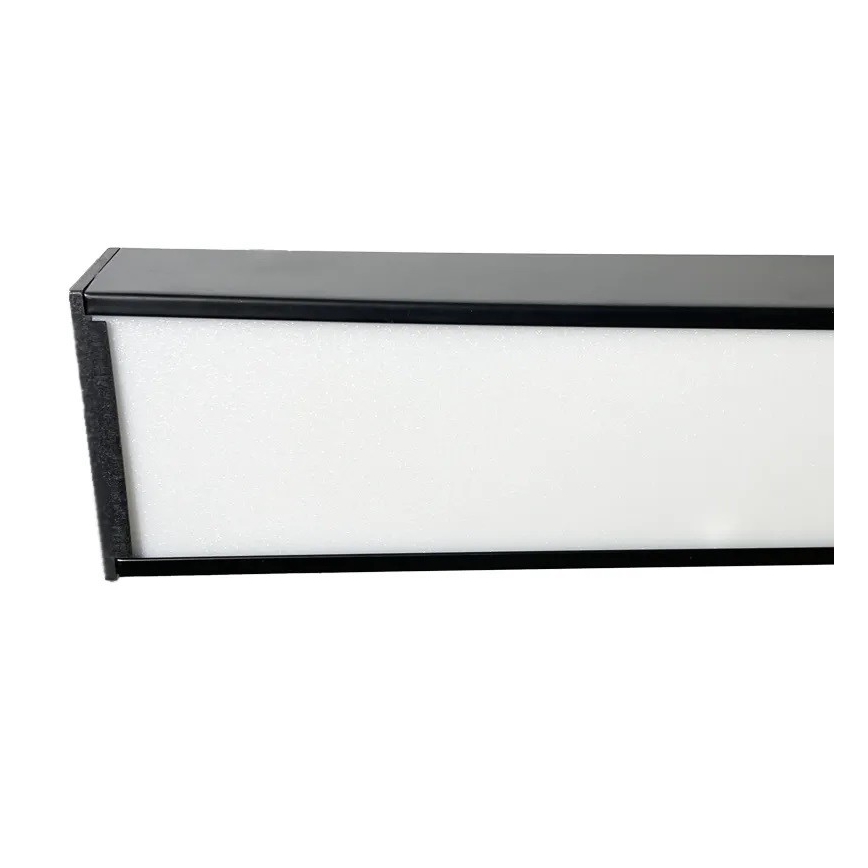 LED Stropné svietidlo LED/32W/230V 4000K 120x7 cm čierna