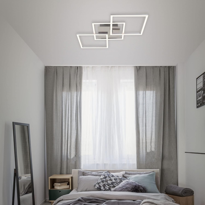 LED stropné svietidlo LED/33W/230V 3000K matný chróm