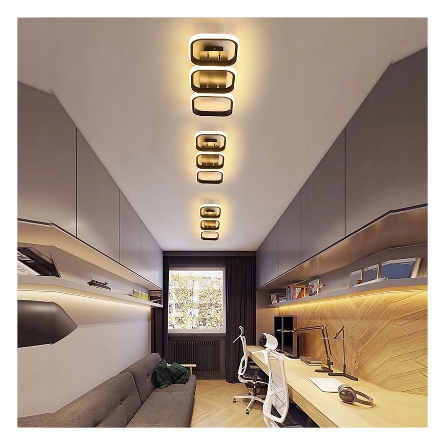 LED stropné svietidlo LED/33W/230V čierne