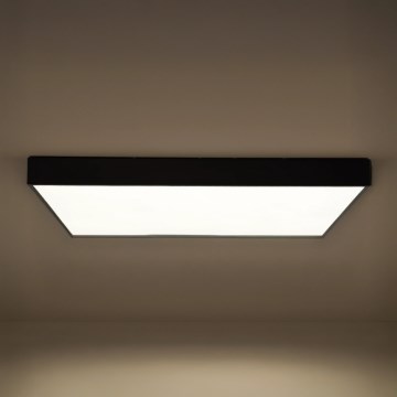 LED stropné svietidlo LED/340W/230V 3000/4000/6500K 100x100 cm čierne