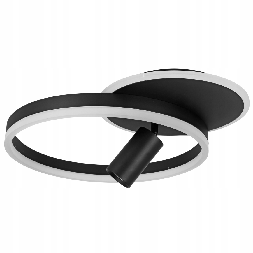 LED stropné svietidlo LED/38W/230V + 1xGU10/30W čierne