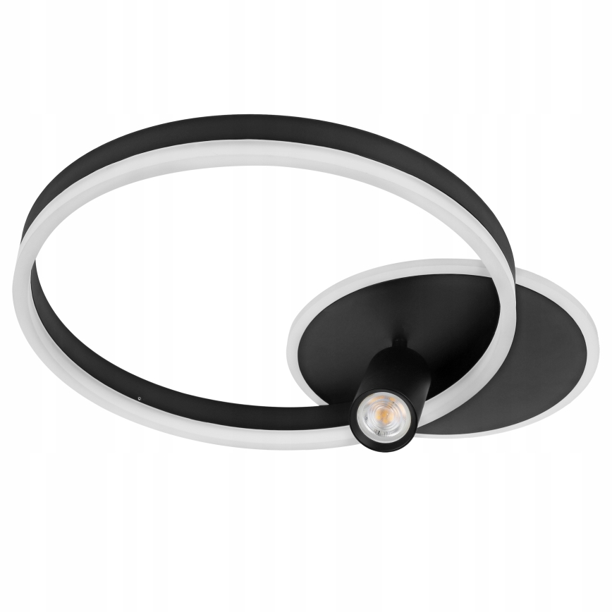 LED stropné svietidlo LED/38W/230V + 1xGU10/30W čierne