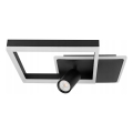 LED stropné svietidlo LED/38W/230V + 1xGU10/30W čierne