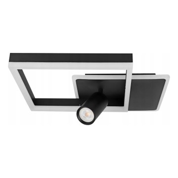 LED stropné svietidlo LED/38W/230V + 1xGU10/30W čierne