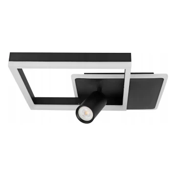 LED stropné svietidlo LED/38W/230V + 1xGU10/30W čierne