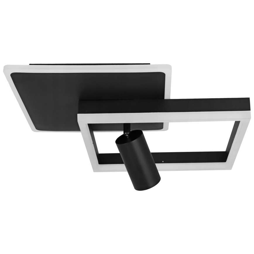 LED stropné svietidlo LED/38W/230V + 1xGU10/30W čierne