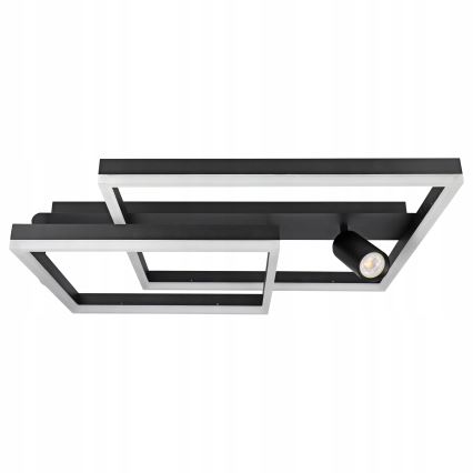 LED stropné svietidlo LED/38W/230V + 1xGU10/30W čierne