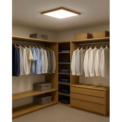 LED stropné svietidlo LED/40W/230V 3000/4000/6500K 50x50 cm béžové