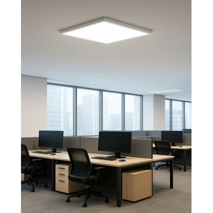 LED stropné svietidlo LED/40W/230V 3000/4000/6500K 50x50 cm biele