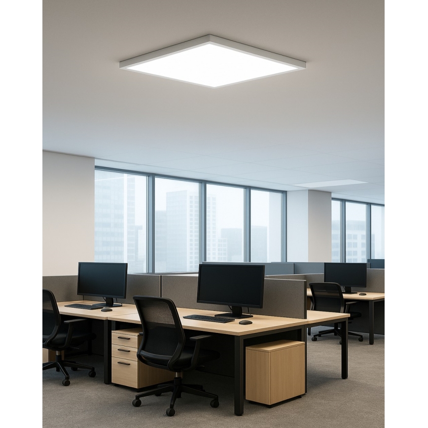 LED stropné svietidlo LED/40W/230V 3000/4000/6500K 50x50 cm biele