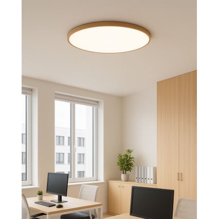 LED stropné svietidlo LED/40W/230V 3000/4000/6500K priemer 50 cm béžové