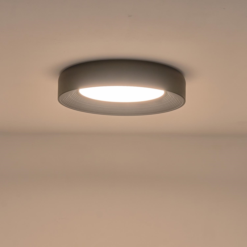 LED Stropné svietidlo LED/40W/230V 3000K čierna pr. 50 cm